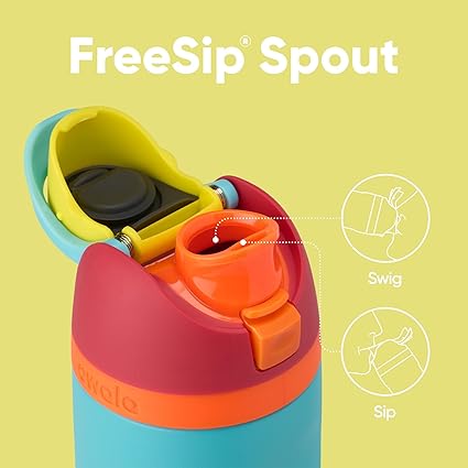 💧 Owala FreeSip: La Botella de Agua que lo Cambia Todo – Color Dulzura de Verano (24 oz) ☀️