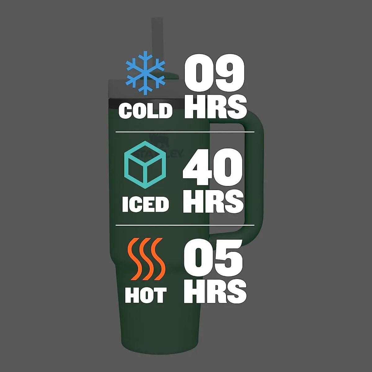 🥤 Stanley Quencher H2.0 FlowState™ Tumbler – 1.18L / 40oz ✨