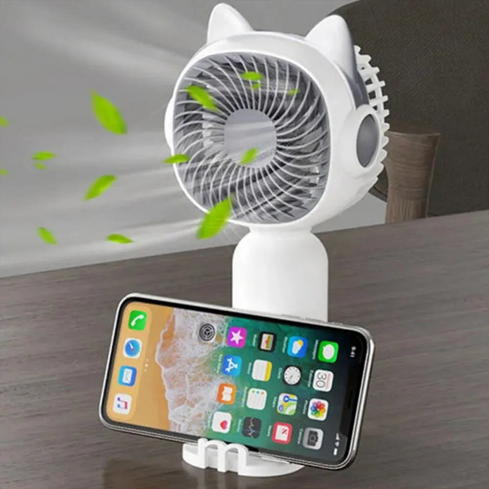 😺¡Refréscate con Estilo y Ternura con este Ventilador de Gato!😺