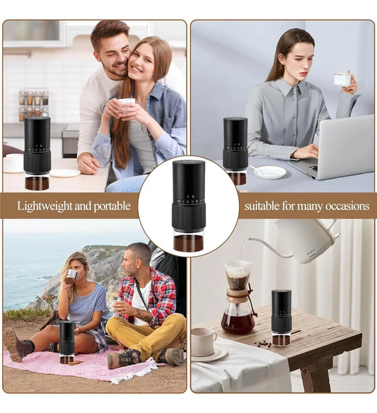 ☕ Molino de Café Eléctrico Portátil Pobugy – Molienda Perfecta en Cualquier Lugar ✨
