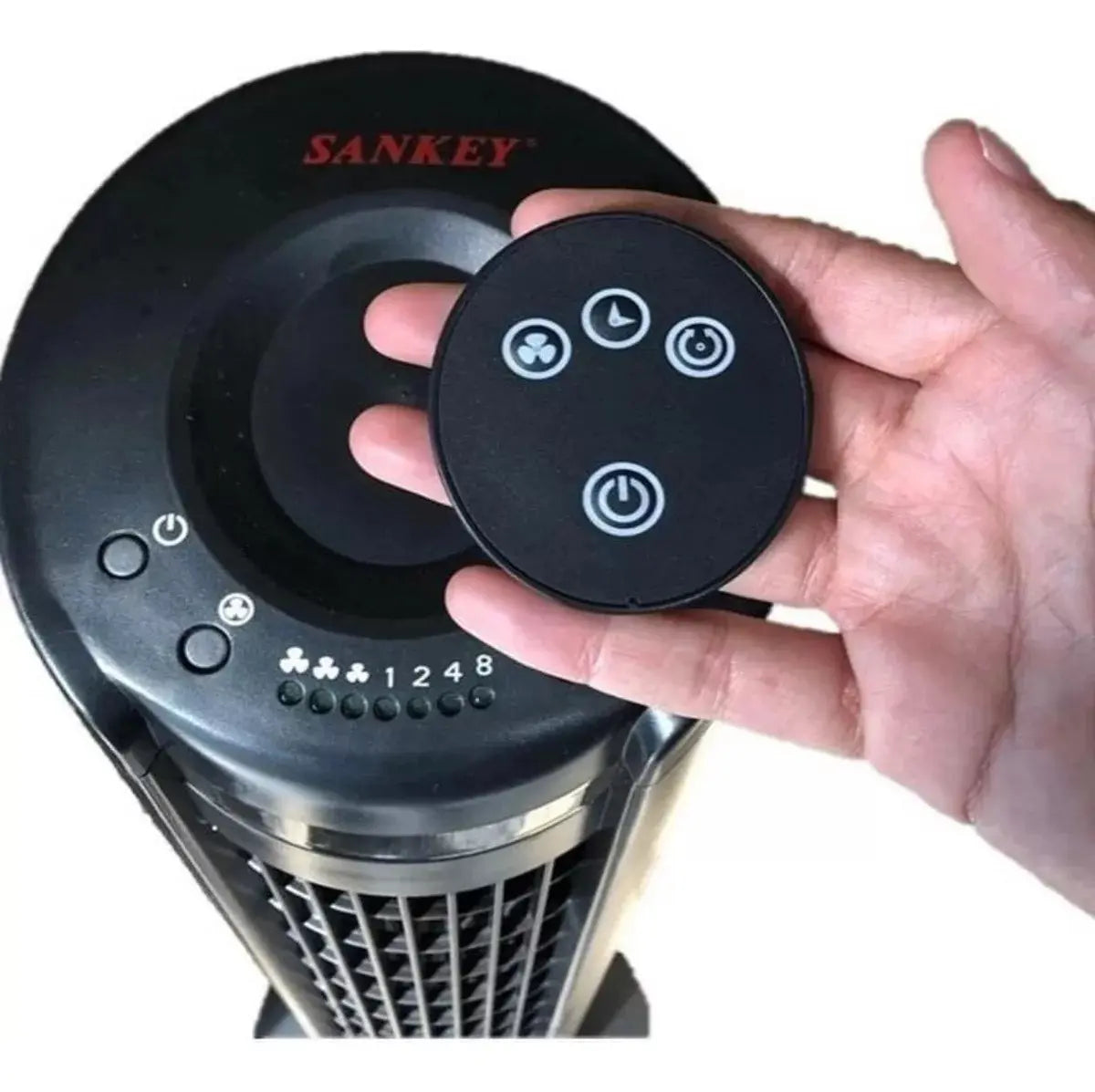 🌬️ Ventilador de Torre Sankey 42" Silencioso con Control Remoto y Temporizador