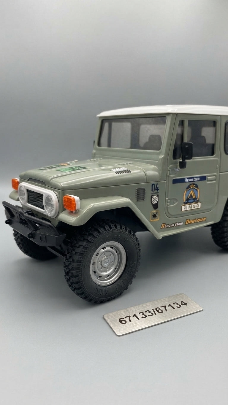 🚙 Carro Todoterreno FJ40 A Control Remoto / Edición Dinosaur World 🦖🔥