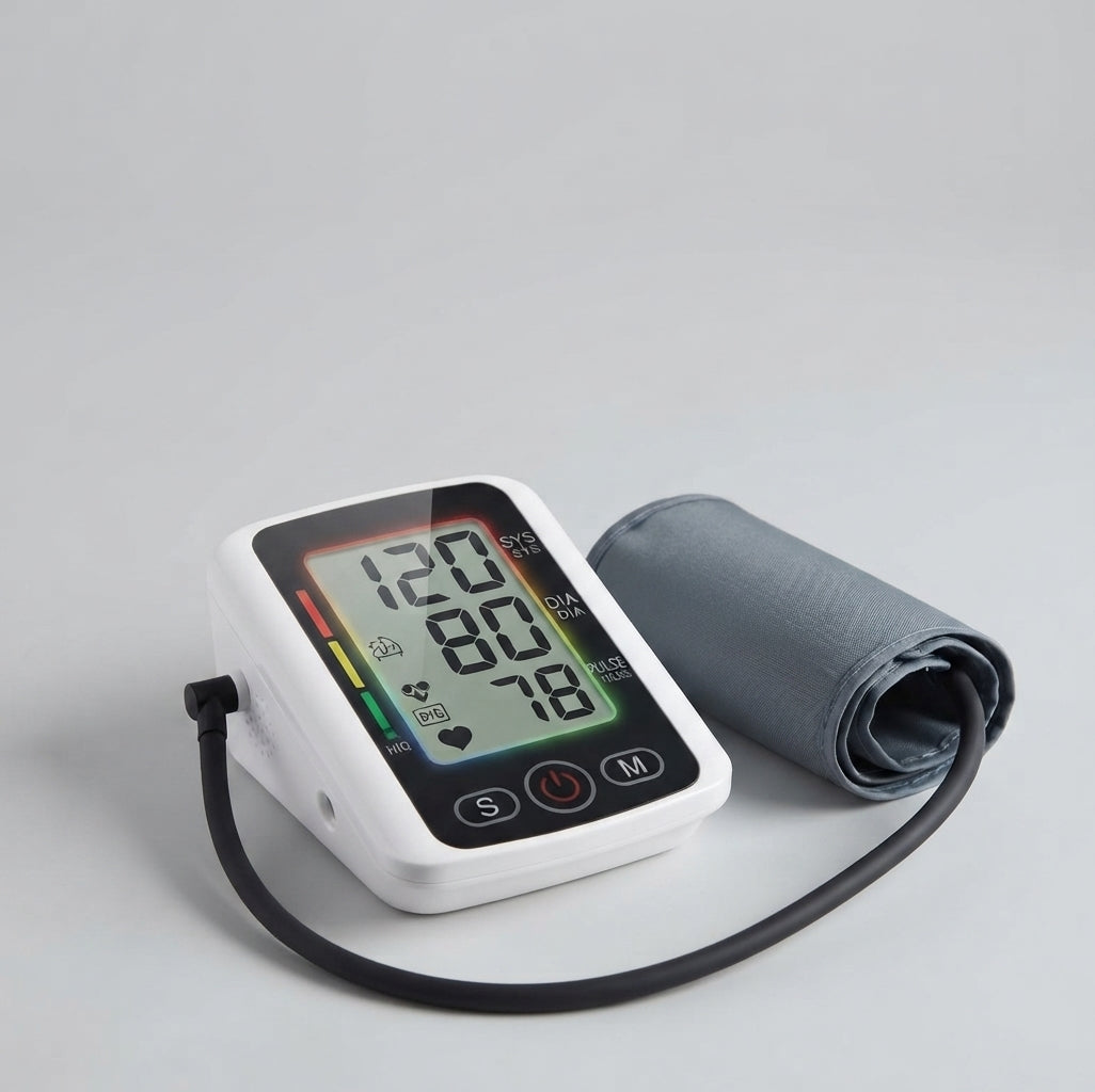 🩺 Tensiómetro Digital de Brazo Inteligente con Pantalla LCD a Color y Asistencia de Voz 📈