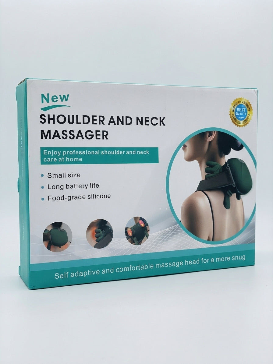Masajear Manito Cuello y Hombro Portátil – Alivio de Tensión y Relajación Profunda 💆♀️✨