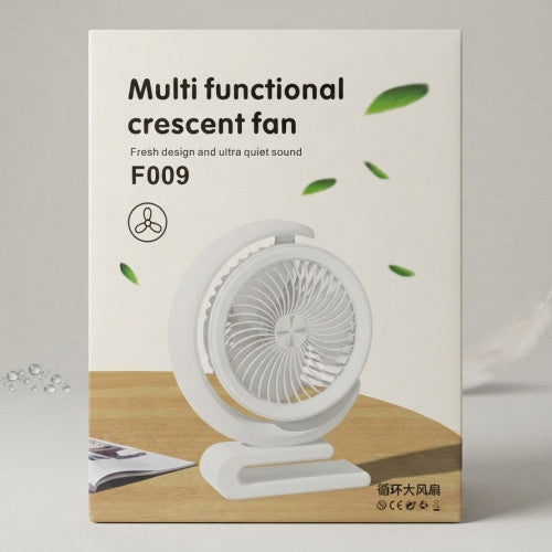 Ventilador Portátil Multifuncional Crescent F009