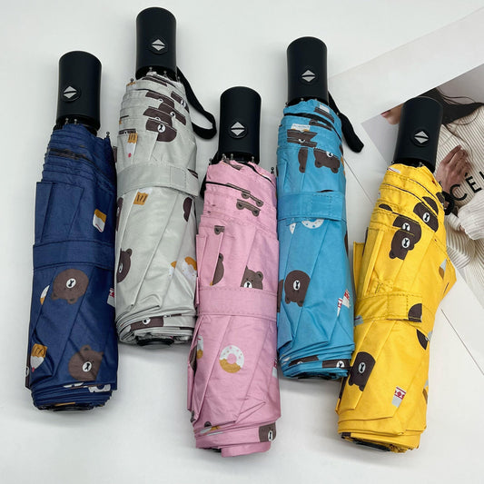 🐻 Sombrilla Automática Premium "Oso" | Diseño Personalizado & Ultra Resistente ☔