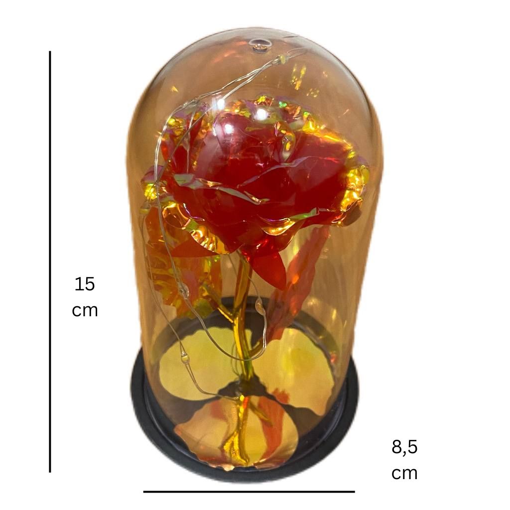 Rosa Eterna Dorada pequeña