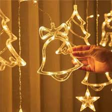 ✨ Cortina Luces LED Navideña Mágica 🔔⭐
