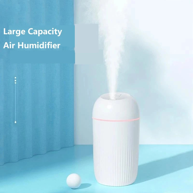 🌬️ Humidificador Ultrasónico Portátil 420ml | Difusor de Aromas USB + Luz LED ✨