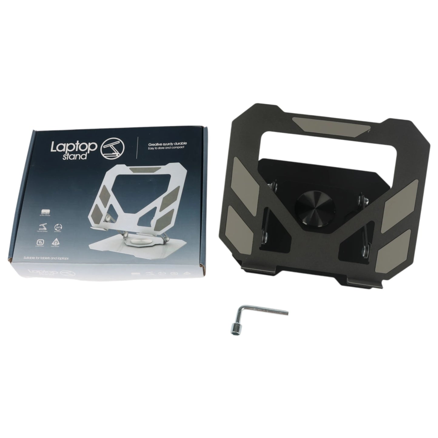 💻 Soporte Premium Giratorio 360° para Laptop | Aluminio Reforzado y Ajuste Ergonómico ✨