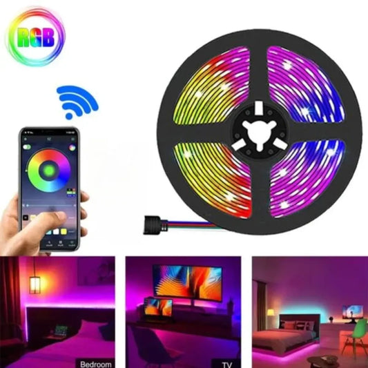 🌈 Cinta LED RGB 10 Metros | Kit Doble (2x5m) con Conexión USB ✨