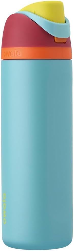 💧 Owala FreeSip: La Botella de Agua que lo Cambia Todo – Color Dulzura de Verano (24 oz) ☀️