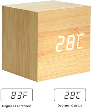 ⏰ Reloj Despertador Digital Onerbuy: Estilo Nórdico y Tecnología Inteligente 🪵