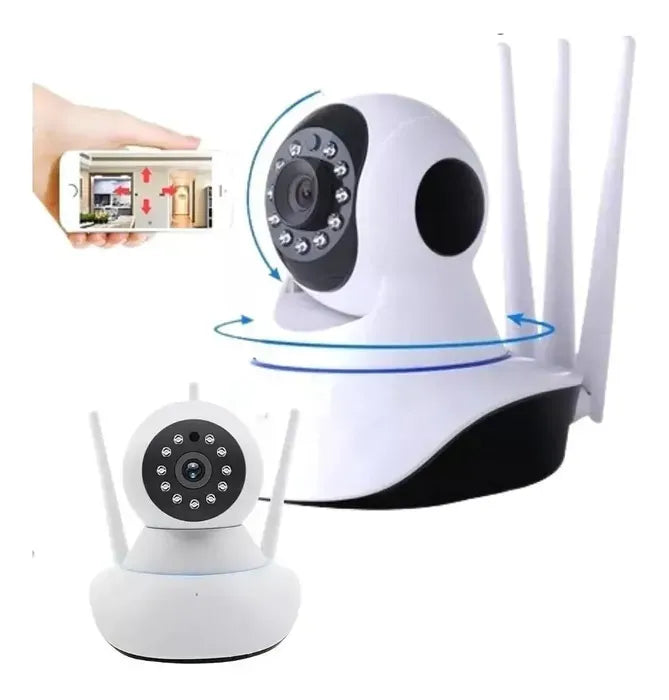 Cámara de Seguridad WiFi Inteligente de 3 Antenas