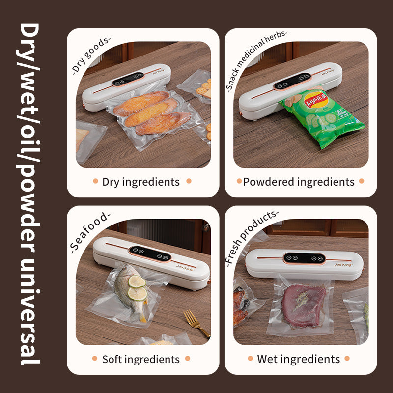 🥦 Mini Selladora al Vacío Pro: Frescura Prolongada y Pantalla Digital ✨