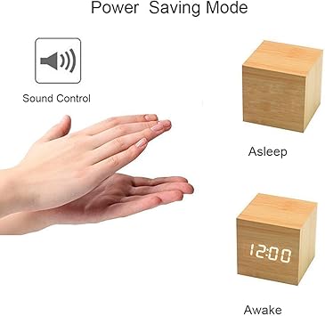 ⏰ Reloj Despertador Digital Onerbuy: Estilo Nórdico y Tecnología Inteligente 🪵
