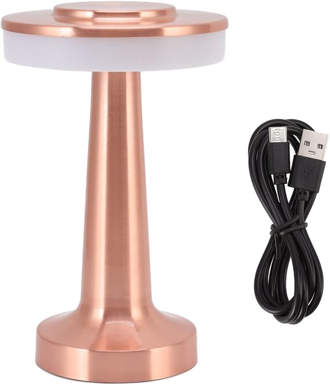 🌟 Lámpara de Mesa LED Premium: Elegancia Inalámbrica y Control Táctil 🌟