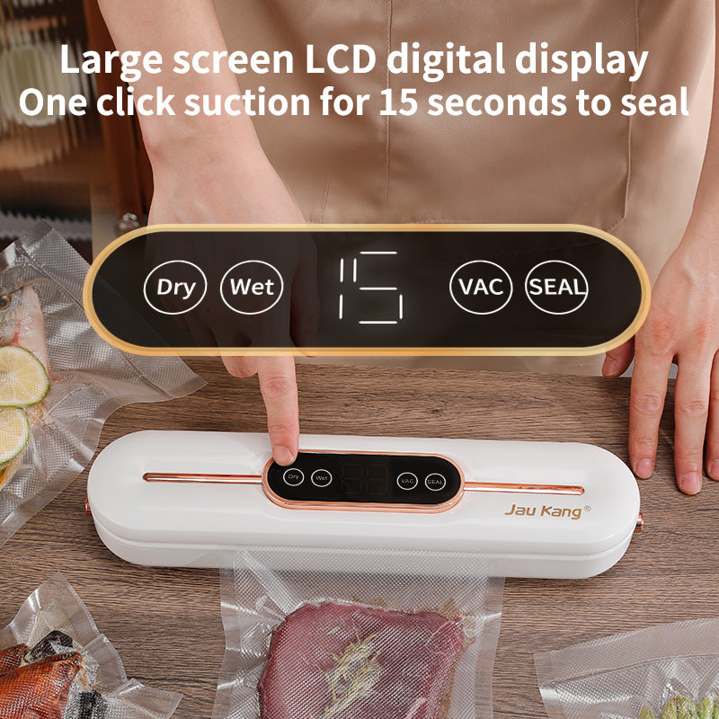 🥦 Mini Selladora al Vacío Pro: Frescura Prolongada y Pantalla Digital ✨