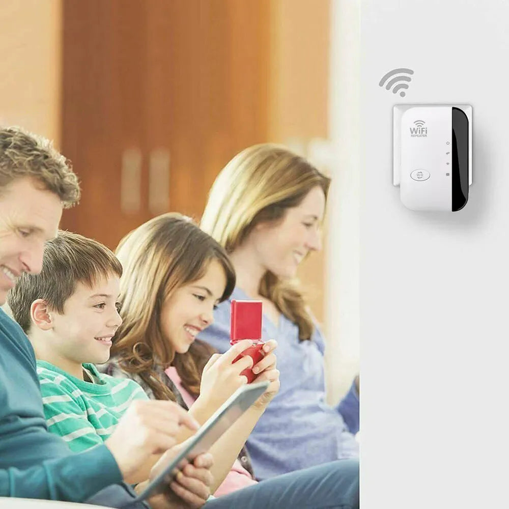 🚀 Extensor WiFi 300 Mbps: Amplificador de Señal y Punto de Acceso de Largo Alcance 🌐