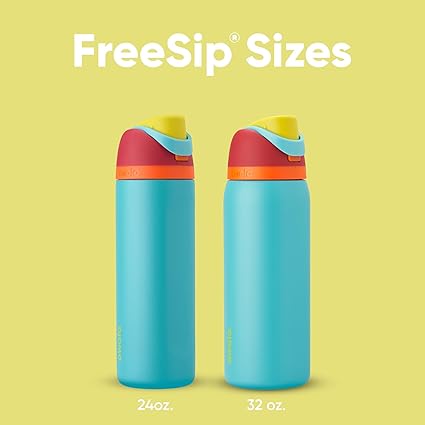 💧 Owala FreeSip: La Botella de Agua que lo Cambia Todo – Color Dulzura de Verano (24 oz) ☀️