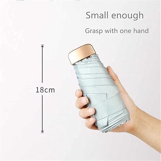 ☔ Sombrilla Portátil Mini - 5 Pliegues | Ultraligera y Protección UV ☀️
