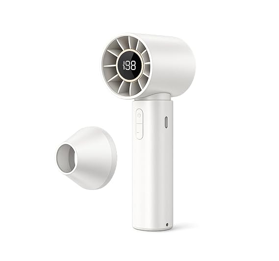 🌪️Ventilador Portátil Turbo T12 - Refrescamiento Ultrarrápido; Control Digital ❄️