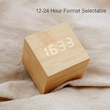 ⏰ Reloj Despertador Digital Onerbuy: Estilo Nórdico y Tecnología Inteligente 🪵
