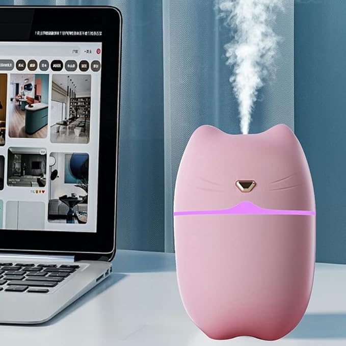 Mini Humidificador Kawaii Gatito Modelo A6