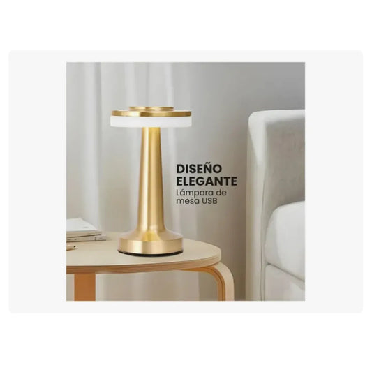 🌟 Lámpara de Mesa LED Premium: Elegancia Inalámbrica y Control Táctil 🌟