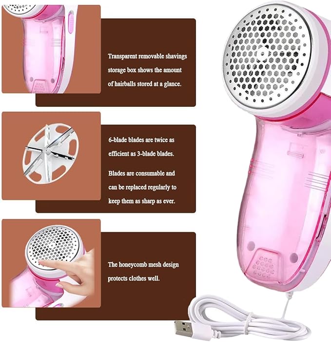 ✨ Removedor de Pelusas Shawn Star | Afeitadora de Telas Eléctrica 👕