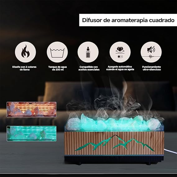 🔥 Difusor de Aromas "Llama de Sal"