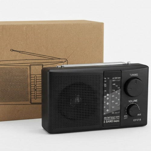 Radio Portátil 5 Bandas AM/FM/SW Con Batería Recargable Y Opción Pilas Estilo Retro 📻✨🔋