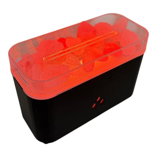 💧 Humidificador Gotas de Lluvia y Lámpara de Sal del Himalaya ✨