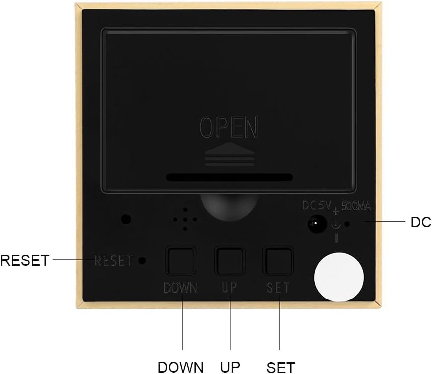 ⏰ Reloj Despertador Digital Onerbuy: Estilo Nórdico y Tecnología Inteligente 🪵