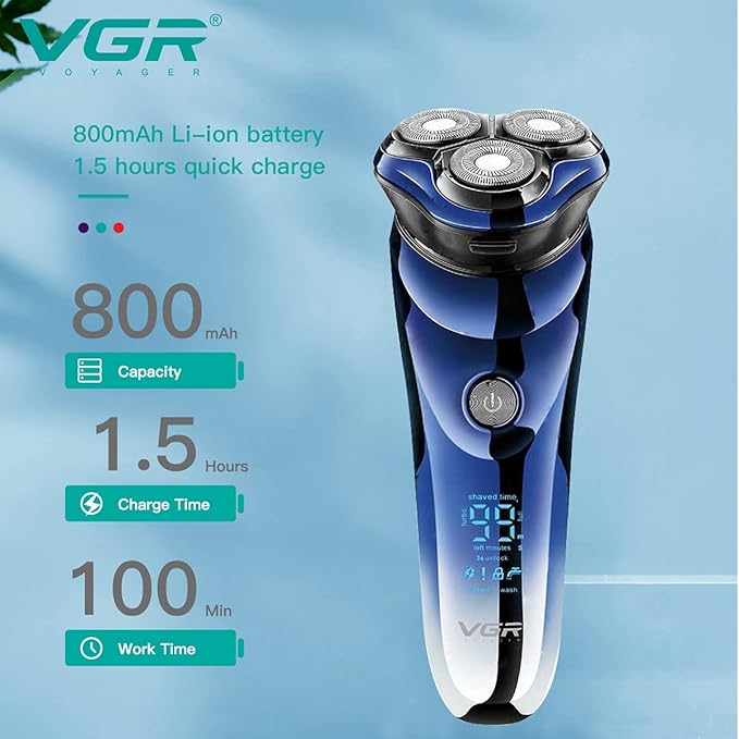 Afeitadora Rotativa Electrica VGR V-305