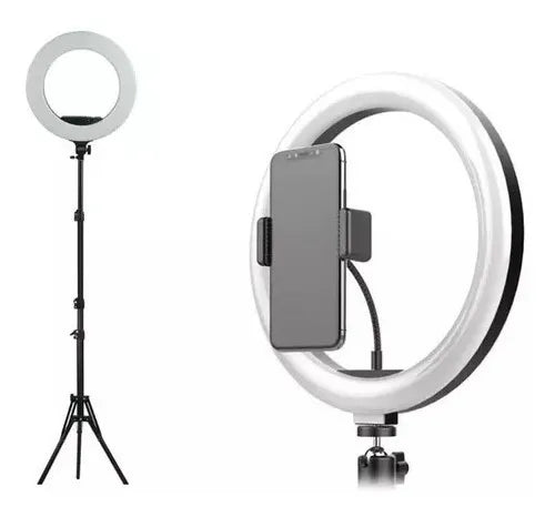 Aro de Luz LED Profesional de 10 Pulgadas con Trípode