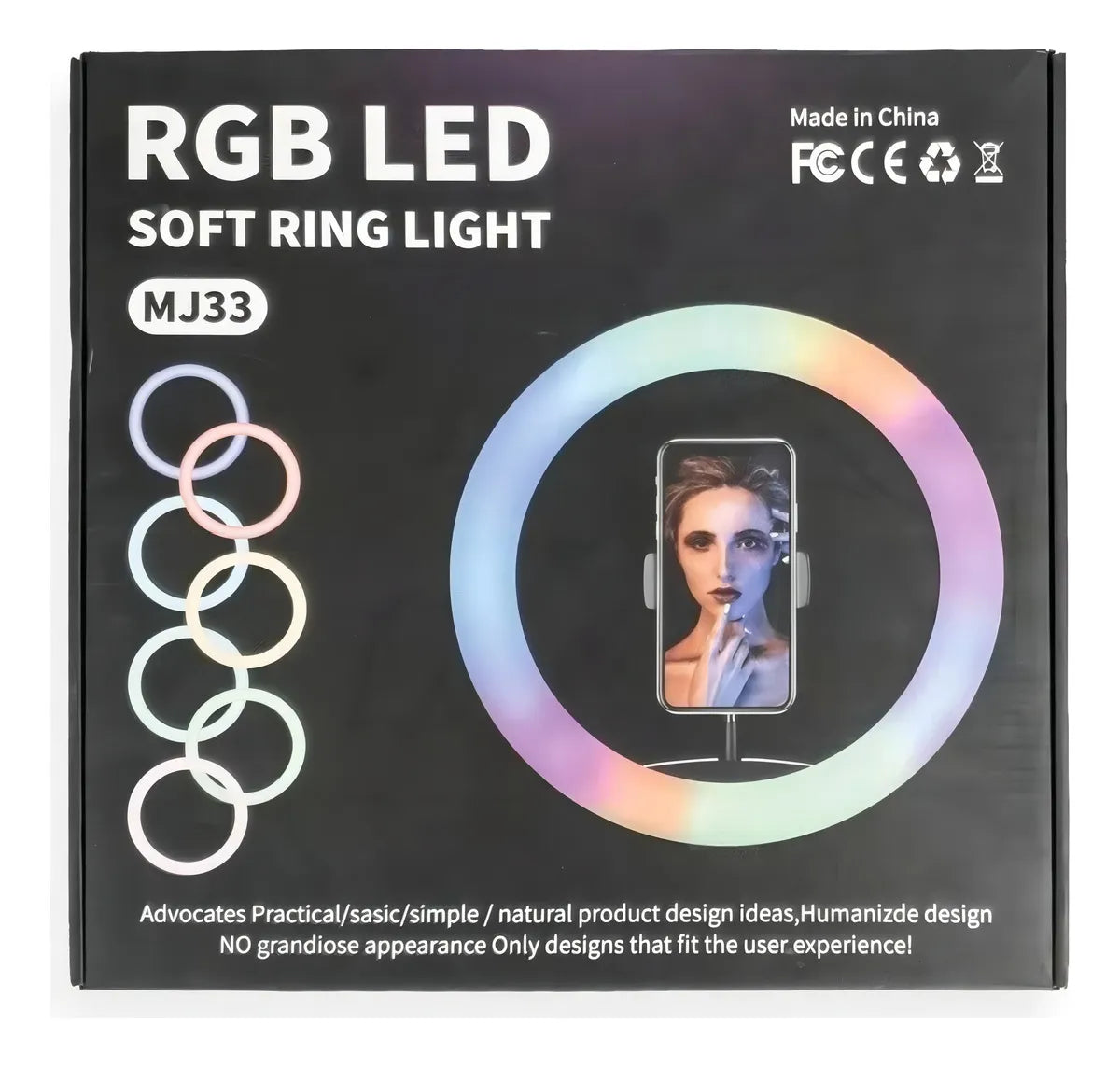 Aro de Luz LED RGB Suave MJ33
