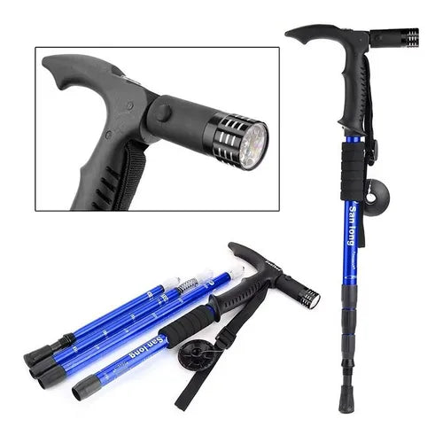 Baston Trekking con Linterna
