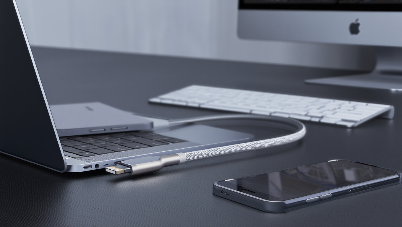 Cable de Carga Rápida USB-C a Lightning de 27W (1 Metro)