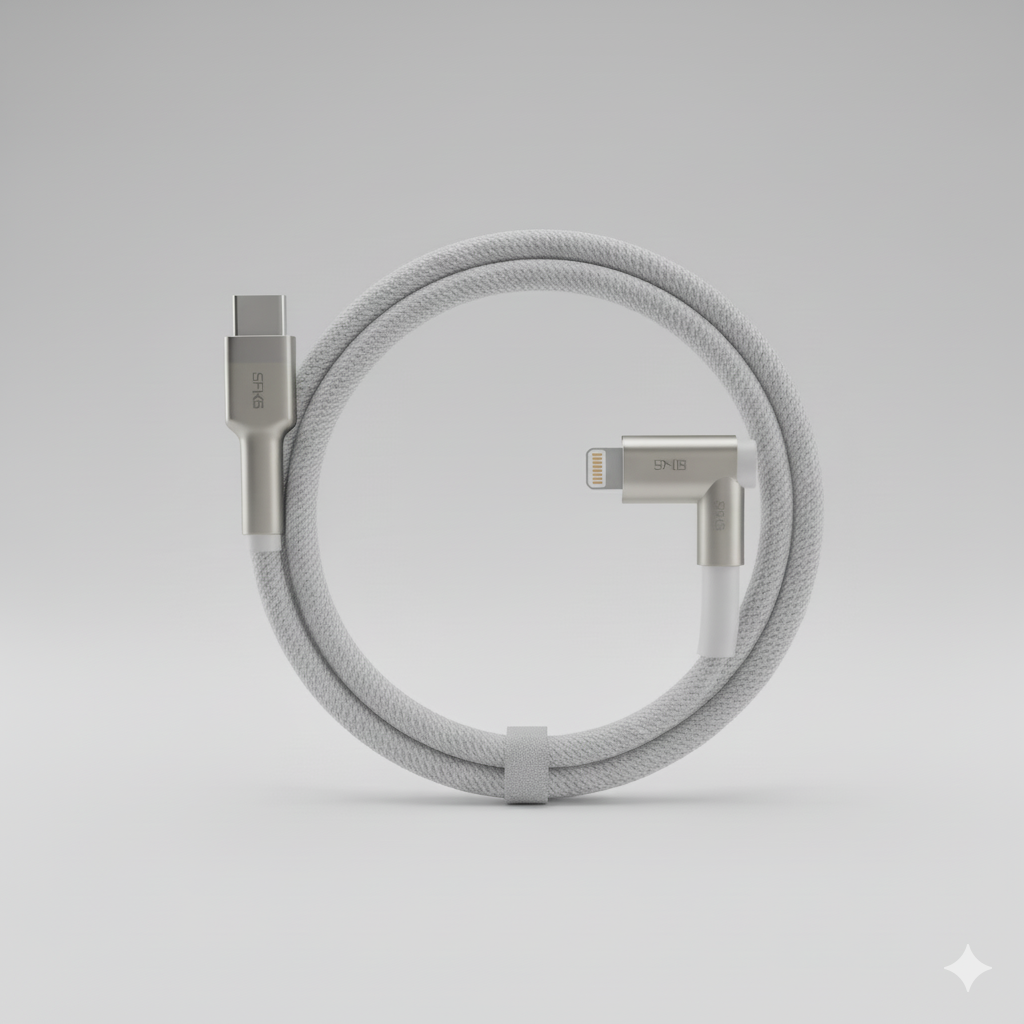 Cable de Carga Rápida USB-C a Lightning de 27W (1 Metro)