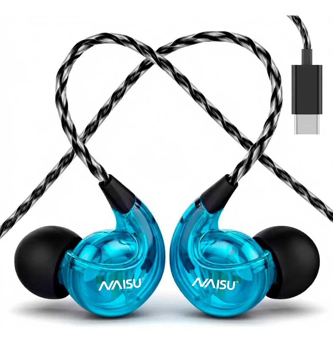 🎧 Audífonos In-Ear Tipo C NAISU NS-H223 Con Micrófono Y Control De Volumen 🎵