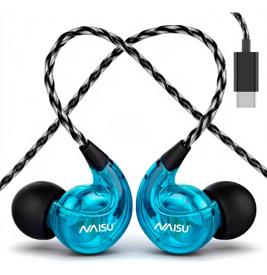 🎧 Audífonos In-Ear Tipo C NAISU NS-H223 Con Micrófono Y Control De Volumen 🎵