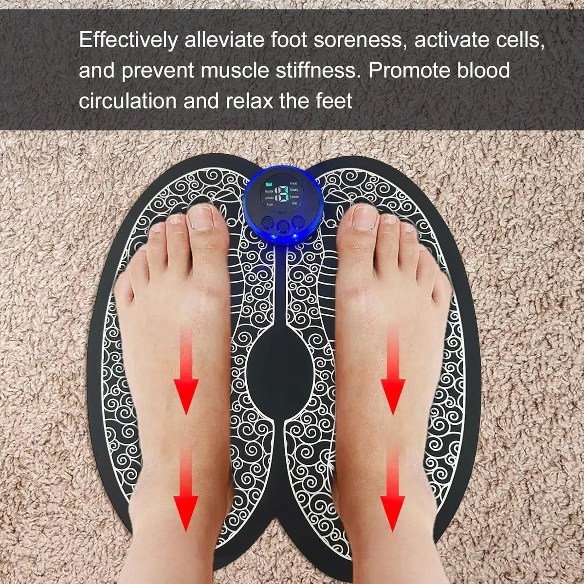 👣 Tapete Masajeador EMS: Electroestimulación y Bienestar para tus Pies 👣