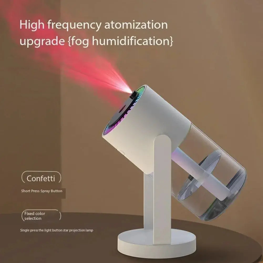 🌌 Humidificador y Proyector LED 2-en-1 " | Difusor de Aromas con Luz Nocturna de Galaxia (280ml) ✨