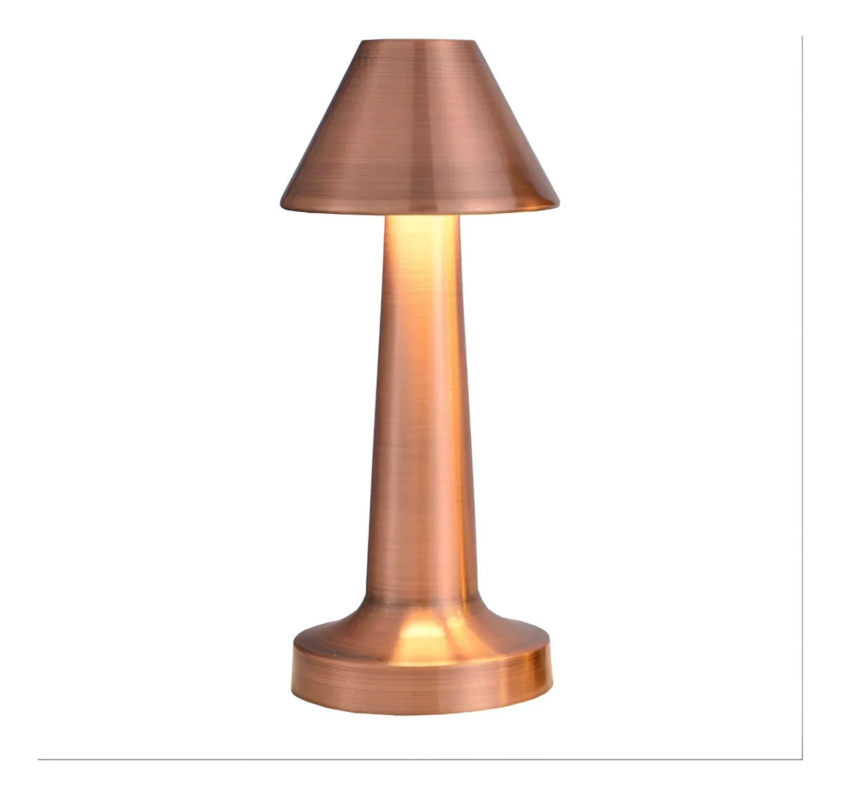 🏙️ Lámpara de Mesa LED Chronos Pyramid: Elegancia Plateada y Libertad Inalámbrica 🏙️