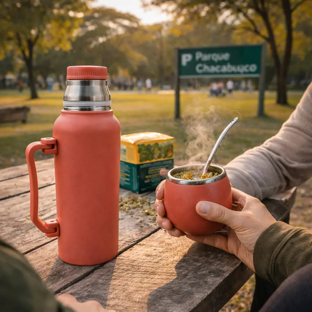 Termo de Yerba Mate Premium de Gran Capacidad