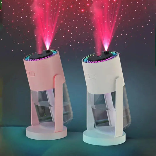 🌌 Humidificador y Proyector LED 2-en-1 " | Difusor de Aromas con Luz Nocturna de Galaxia (280ml) ✨