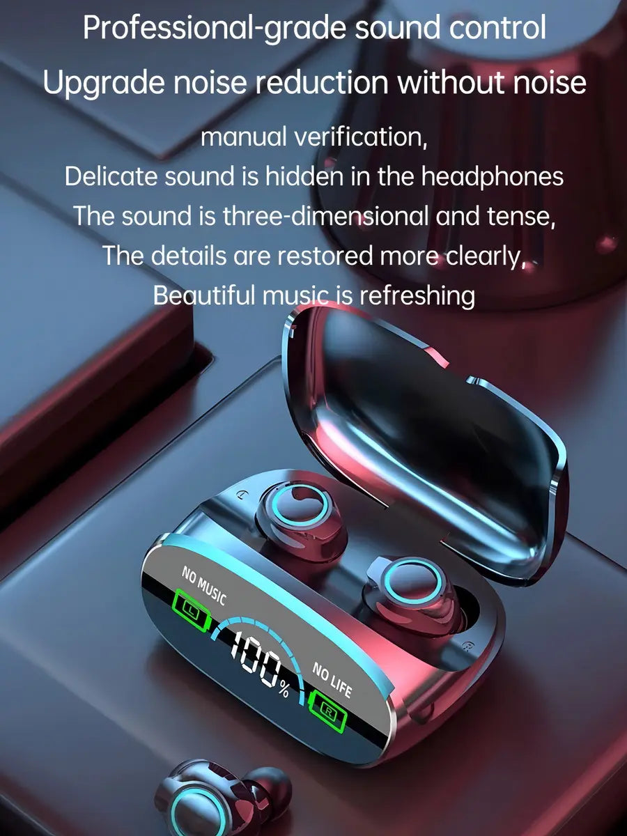 🎮 Audífonos Inalámbricos Gamer M38 TWS | Sonido Inmersivo &amp; Estuche Carga Rápida ✨