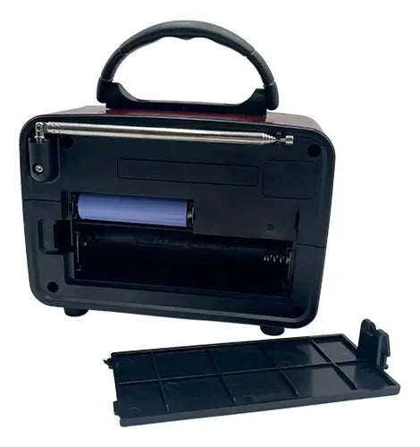 📻 Radio Vintage Portátil Recargable BeckPlay BP-RV110BT con Bluetooth, USB y TF Card ✨