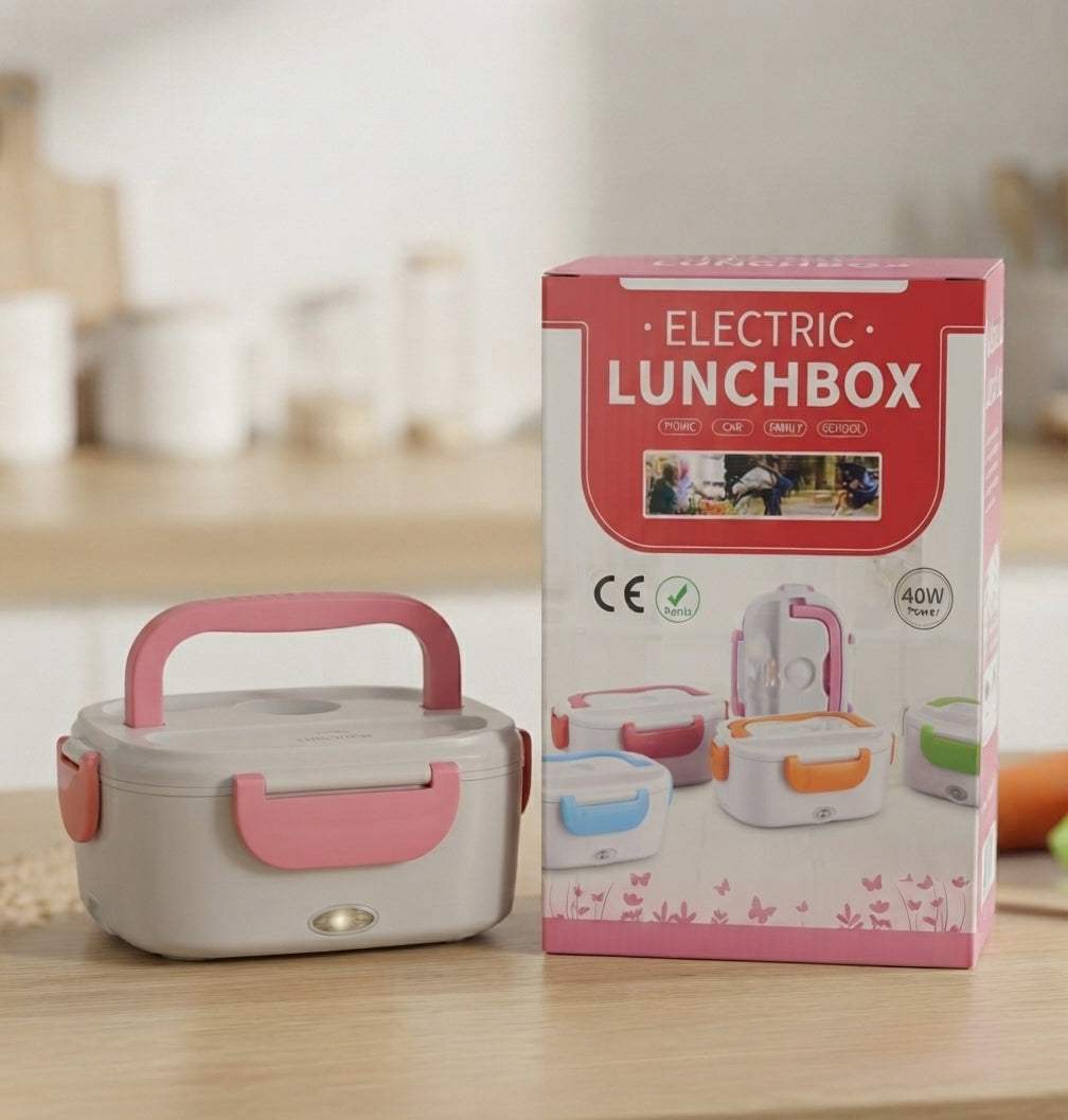🍱🔥 Lonchera Eléctrica Portátil Calentador de Comida  🚗💼✨